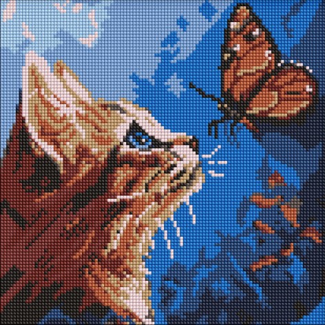 Алмазна мозаїка на підрамнику Ideyka 