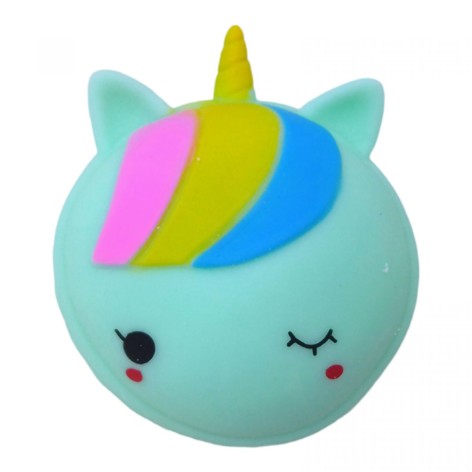 Антистресс "Единорог", бирюзовый