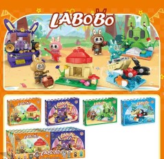 Конструктор блочний LaBoBo на 91 деталь 19*14*5см