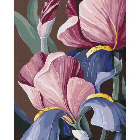 Картина по номерам "Петушки" 40x50 см