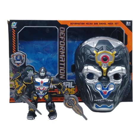 Ігровий набір 2в1 Трансформер та маска горили
