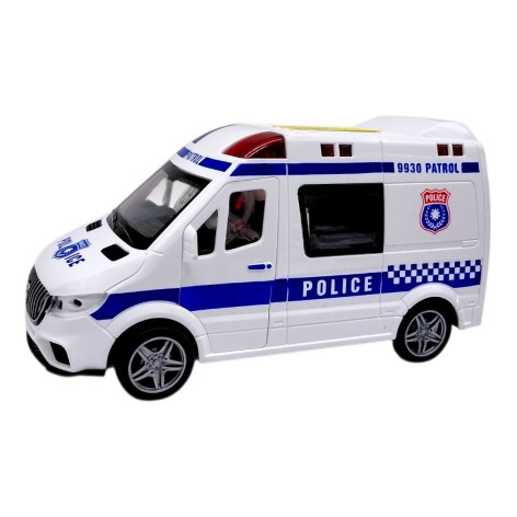 Машина інерційна озвучена, зі світлом (ПОЛІЦЕЙСЬКА)