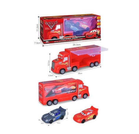 Трейлер інерційний з машинками 038-30