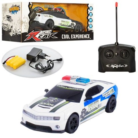 Поліцейська машинка на радіокеруванні, біла