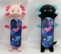 Мягкая игрушка Аксолотль батон 2 цвета 60 см 