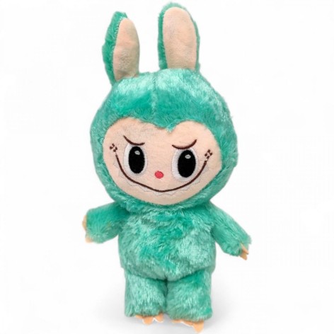 М'яка іграшка MIC "Монстрик Лабубу" з присоскою 25 см м'ятна