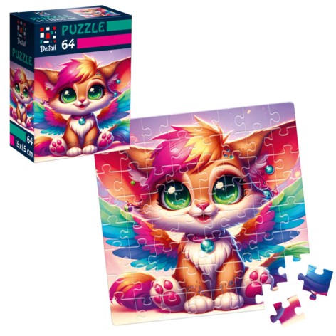 Пазлы De.tail. Крылатая лисица. 64 детали DT1234-03