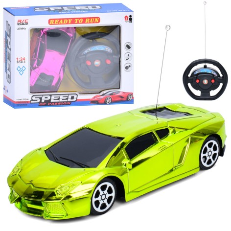 Р/К машина, 17,5см, 1:24, мікс кольорів, на бат-ці, кор-ці, 24-18,5-6см 