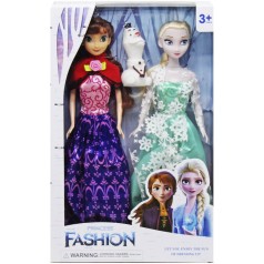 Набір ляльок 2 шт. в наборі, сніговик, у коробці