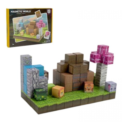 Магнітний конструктор 118дет. короб. 28*3*21см