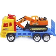Вантажівка + екскаватор помаранчевий