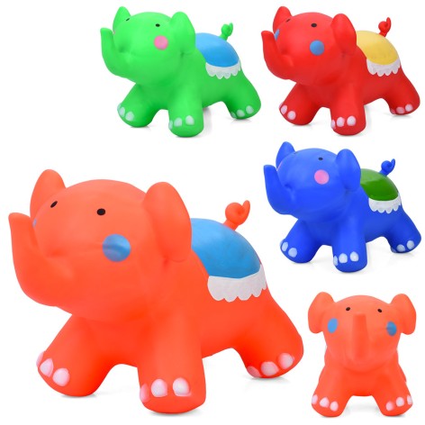 Стрибуны-животные слон, 1350-1400г, 4 цвета, в п/е, 30-20-16см /12/