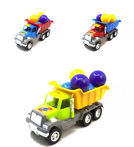 Самоскид із 6 кульками (салатовий)