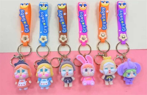 Брелок 12шт в кор., высота:6 см, герой, металлическая фурнитура, в п/е /50/