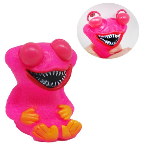 Антистресс Хагги Вагги вылезают глаза розовый