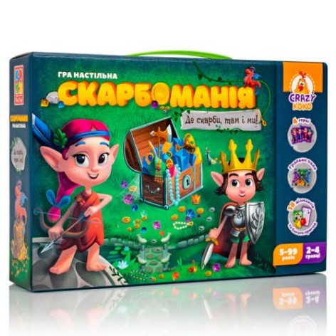 Настільна гра "Скарбоманія" (укр)