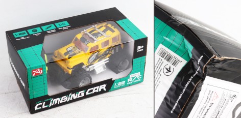 УЦЕНКА 30% Р/В джип 17см, 1:22, акум, USB зарядка, світло, гумові колеса, 2 кольори, в кор-ке, 25-13,5-11см 