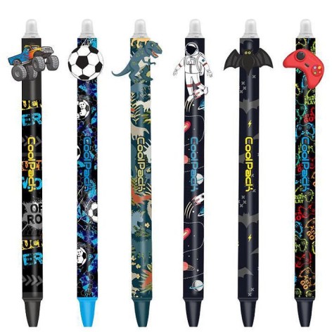 Ручка пиши-стирай 0,5 синя BOYS MIX