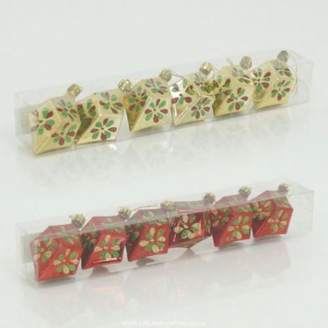 Ёлочная игрушка восьмигранная