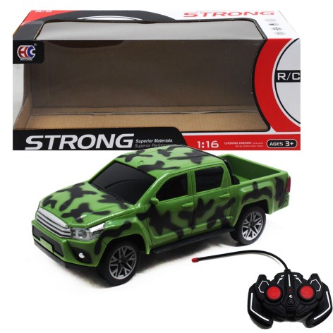 Машина на радиоуправлении зеленая