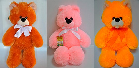 М'яка іграшка Ведмідь Топтижка 44*34 см, 4 кольори