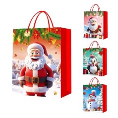 Пакет новогодний бумажный L 