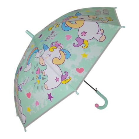 Зонт дитячий бірюзовий