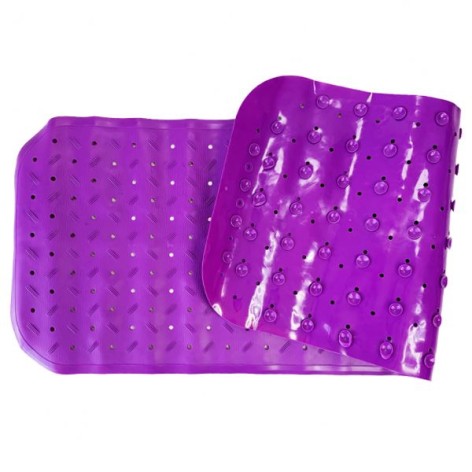 Коврик в ванную комнату, фиолетовый (99х35 см)