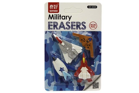 Ластик в наборе, Самолеты.