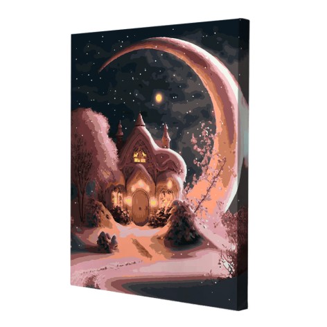 Картина за номерами Riviera Blanca "Казкова ніч" 40x50 см з підсвічуванням (ГР-007)