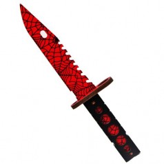 Деревянный сувенирный штык нож, паутина