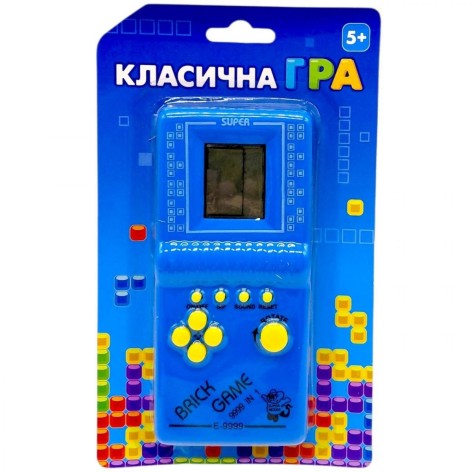 Електронна гра "Тетріс" 6,5*2*14,5 см (СИНІЙ)