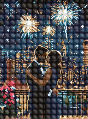 Алмазна мозаїка на підрамнику Ideyka 