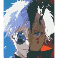 Картина за номерами аніме "Gojo Satoru" 40x50 см