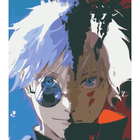 Картина за номерами аніме "Gojo Satoru" 40x50 см