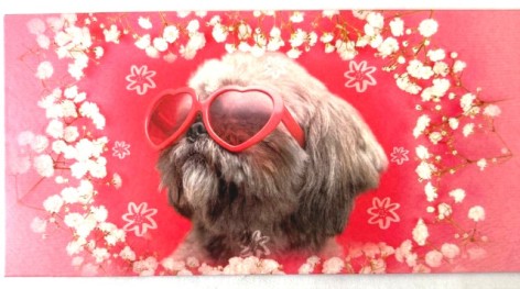 Конверт для грошей КВ-21-221 собака ціна за 10 шт //