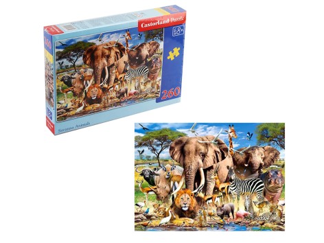 Пазл Castorland "Дикі звірята" 260 елементів (B-27545)