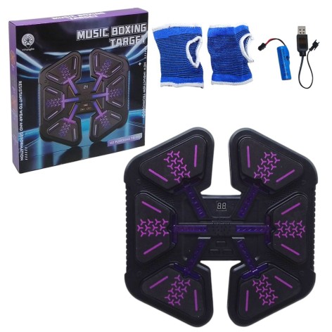 Музыкальная боксерская панель электронная YiYangDa на аккумуляторе с подсчетом баллов
