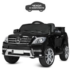 Джип M 3568EBLRS-2 (1шт) р/к 2,4G,2мот.25W,акум.12V9AH, кол.EVA,відч.двері,шкір.сидін.,фарб.чорн.