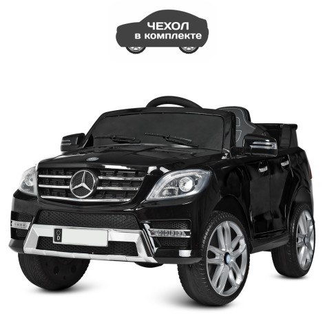 Джип M 3568EBLRS-2 (1шт) р/к 2,4G,2мот.25W,акум.12V9AH, кол.EVA,відч.двері,шкір.сидін.,фарб.чорн.