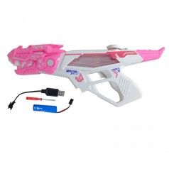 Водный пистолет аккумуляторный (розовый)