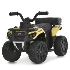 Квадроцикл M 6286EBLR-13 (1шт) р/к 2,4G, 1*6V7AH, 1*35W, USB, TF, EVA, шкіра, музика, світло, бежевий