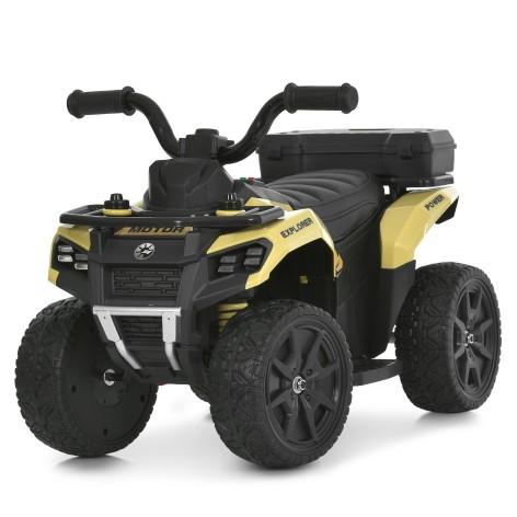 Квадроцикл M 6286EBLR-13 (1шт) р/к 2,4G, 1*6V7AH, 1*35W, USB, TF, EVA, шкіра, музика, світло, бежевий