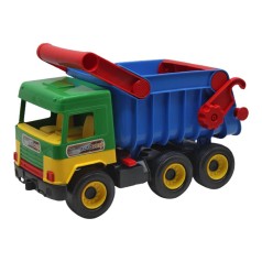 Самосвал Middle truck, зеленый + синий