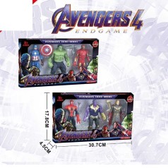 Набір героїв 2 види, 3 герої, підсвічування, рухомі частини тіла, аксесуари, в кор. 