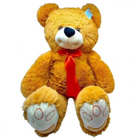 М'яка іграшка "Ведмідь Бонік" (1 м) КОРИЧНЕВИЙ