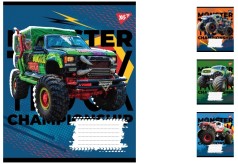 Зошит А5/12 в лінійку 1В Monster truck championship, зошит учнівський 25шт. в уп.