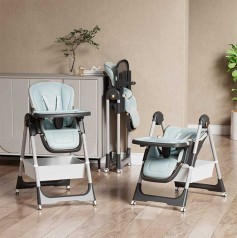 Стільчик для годування Toti м’який чохол PU, 4 колеса, знімний столик, корзинка, в кор. 