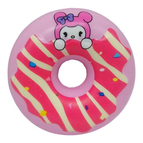 Сквіш антистрес Пончики аніме Sanrio рожевий
