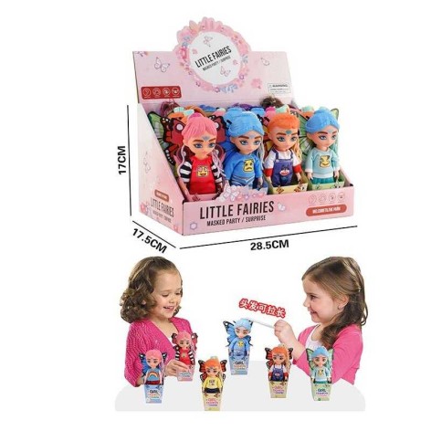 Кукла, 16 см, шарнирные суставы, силиконовые волосы /24/384/16шт в кор.